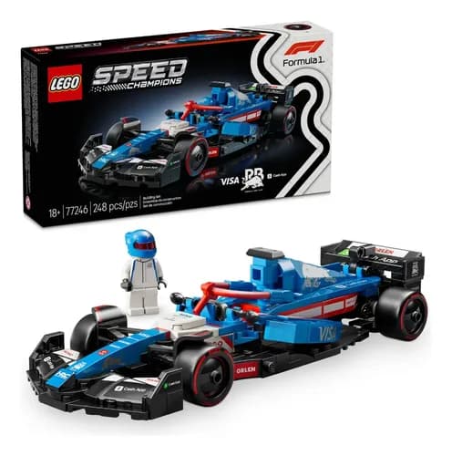 LEGO Speed Champions Carro de F1 Visa Cash App RB VCARB 01 77246 (248 Peças)
