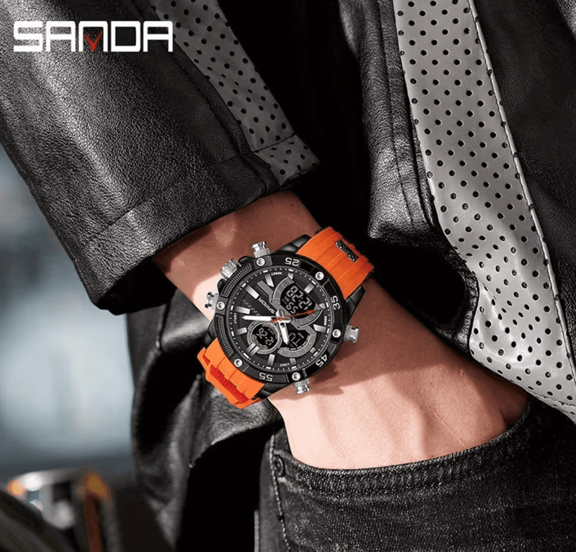 💰 Resistência de Elite por Preço Justo: Novo Relógio Sanda Masculino